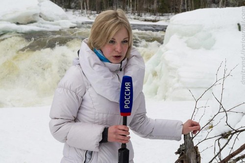 Елена Сивонен рассказывает о вопросах охраны природы. Фото: Дмитрий Дешевых